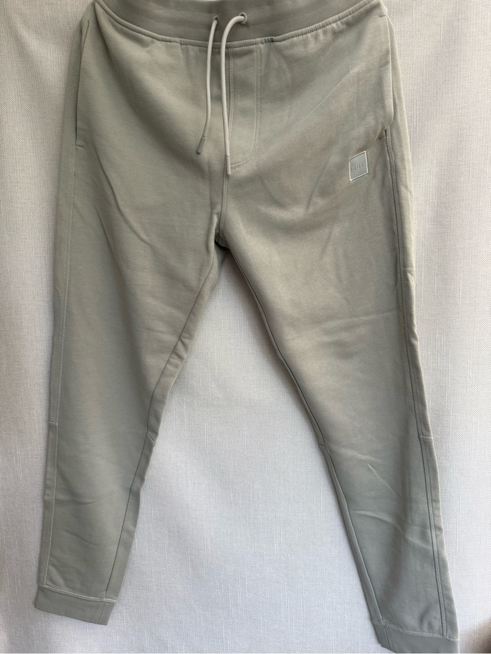 BOSS Light Sage Green Slim Tapered Jogger Sweatpants